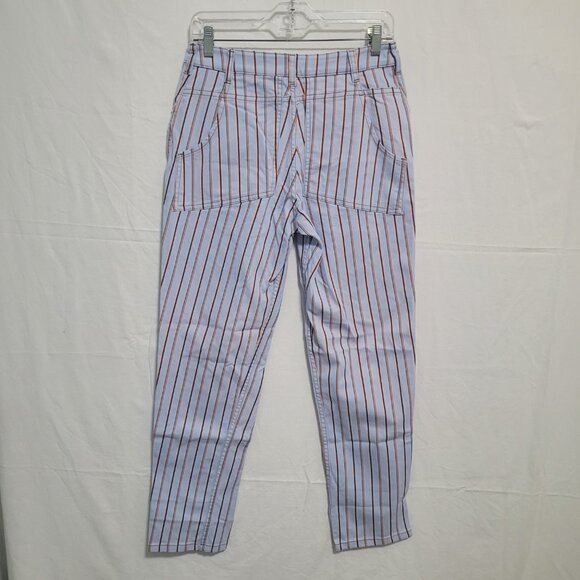 Eckhaus Latta Blue Striped Pants Size 29 - Picture 4 of 9